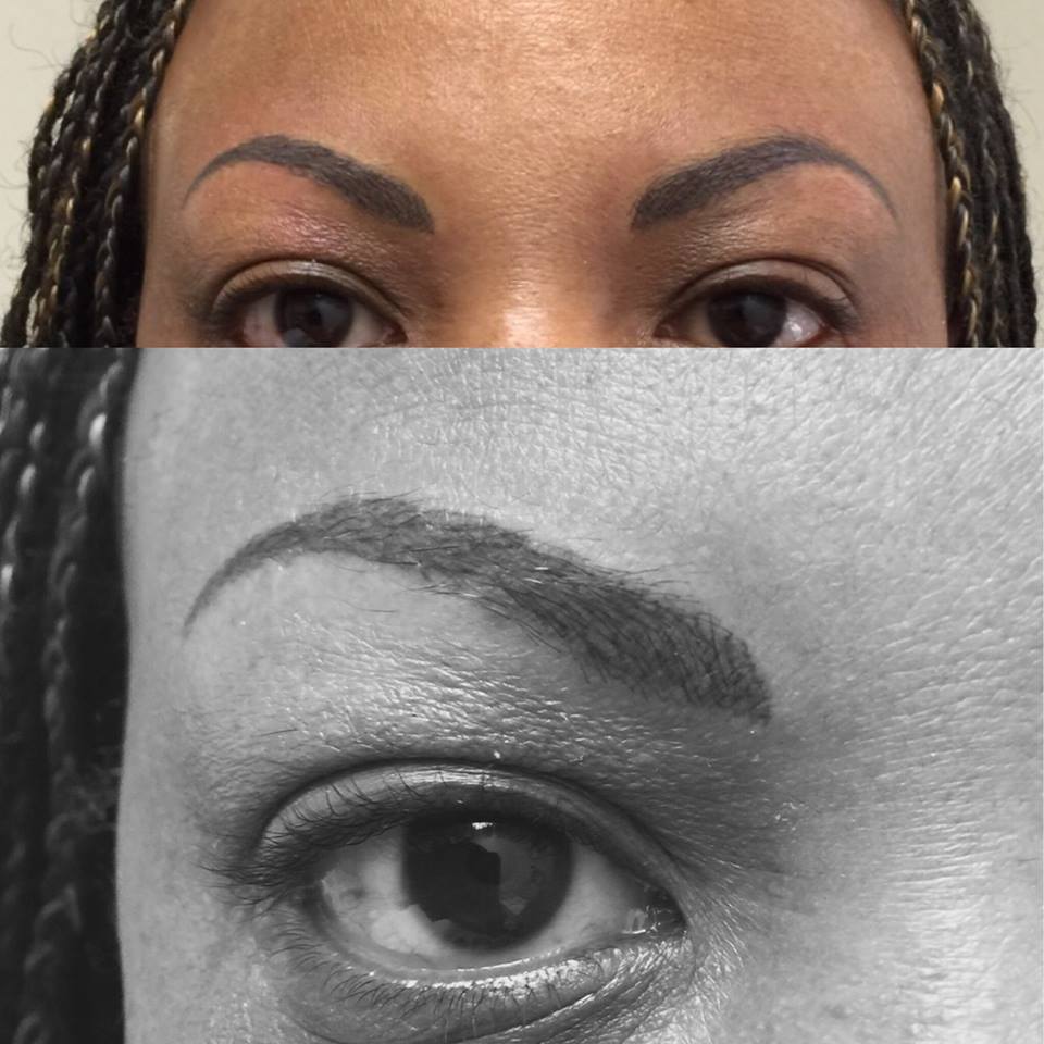 Permanent eyebrow makeup is the most requested cosmetic service at Eternity & Beyond in Fresno, California. Microblading, hairstrokes, and 3D brows are a speciality.